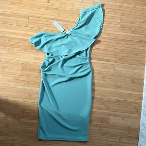 Brand new never worn My Mia teal maternity dress.